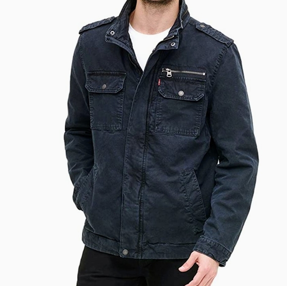 Levi's Washed Denim Trucker Jacket - Picture 3 of 6